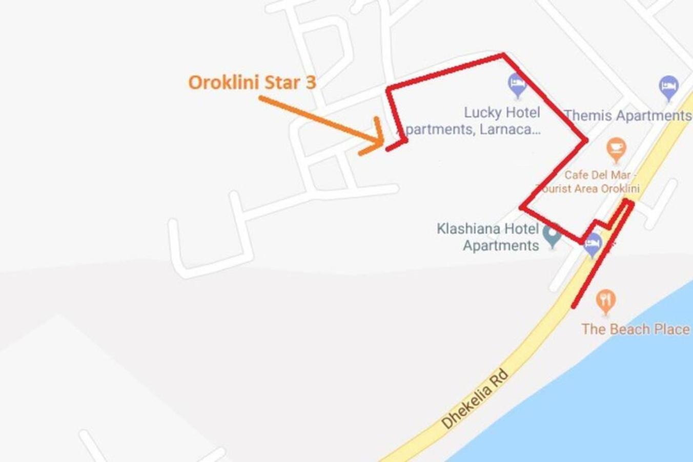 Oroklini Star 200Metres From The Sandy Beach Larnaca Ngoại thất bức ảnh