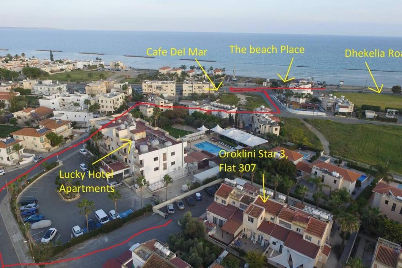 Oroklini Star 200Metres From The Sandy Beach Larnaca Ngoại thất bức ảnh